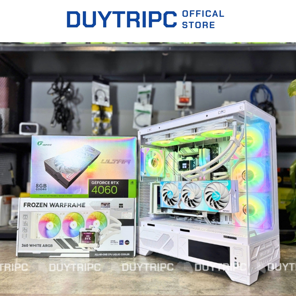 PC NOVA WHITE i7 14700K/ RTX 3070 8GB/ RAM 32G/ SSD 1T